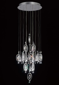 Solana Crystal Ceiling Lights Diyas Multiple Crystal Pendants Solana Crystal Ceiling Lights Diyas Multiple Crystal Pendants